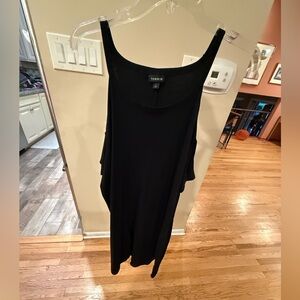 Torrid Black Cold Shoulder Midi Dress – Size 1 (1X)